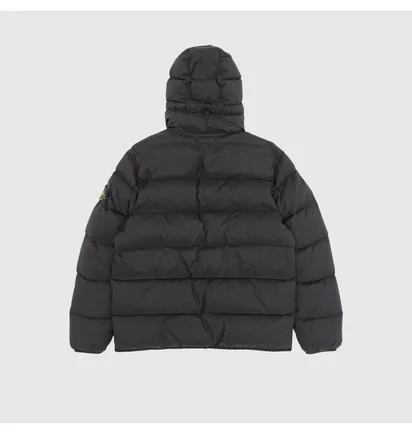 Пуховик чоловічий Stone Island Seamless Tunnel Nylon Down-Tc Hooded Jacket Black 811543128-V0029
