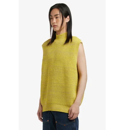 Жилетка жіноча Cav Empt Rib Ziggurat Yellow CES23KN03