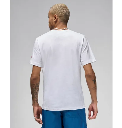 Футболка мужская Air Jordan M J Flt Ess Pool Ss Crew White FN6006-100