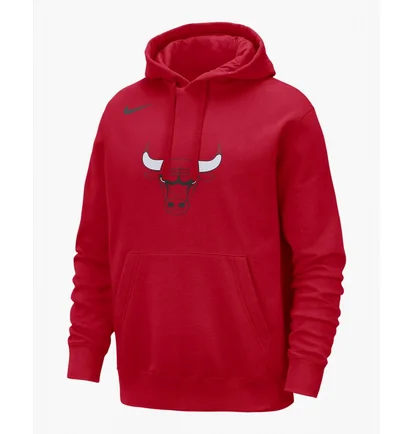 Худи мужское Nike Nba Chicago Bulls Club Red FB4748-657