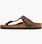 Тапочки женские BIRKENSTOCK Birkenstock Gizeh Narrow Brown 0043753
