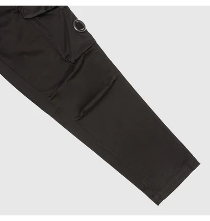 Штаны мужские C.P. Company Stretch Sateen Loose Cargo Pants Black 15CMPA123A-005529G