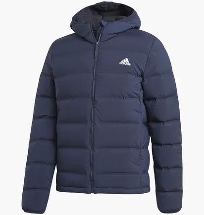 Пуховик чоловічий Adidas Helionic Blue FT2519
