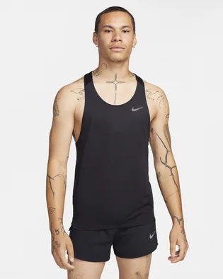 Майка мужская Nike Fast Dri-Fit Running Singlet Black FN4229-010