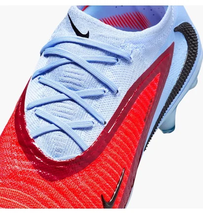 Бутсы унисекс Nike Phantom 6 Low Elite Sg-Pro Red/Light Blue HV8988-400