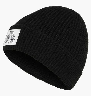 Шапка унисекс Jack Wolfskin Badge Black A61610-6000
