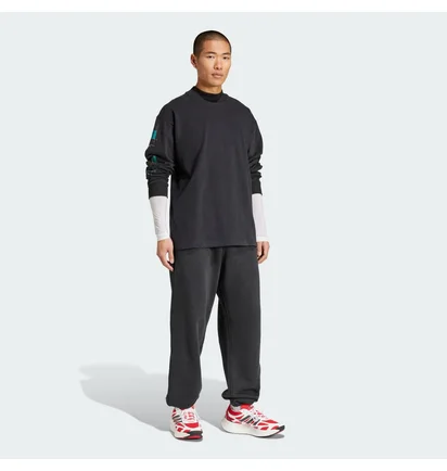 Свитшот мужской Adidas Equipment Long Sleeve Graphic Black JN4849