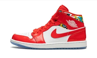Кроссовки мужские Air Jordan 1 Mid Se White/Red DC7294-600