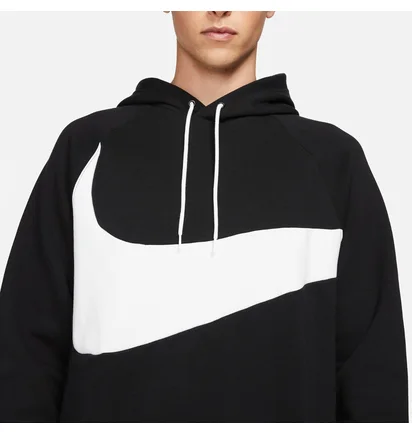 Худі чоловіче Nike M Nsw Swoosh Tch Flc Po Hd Black DD8222-010