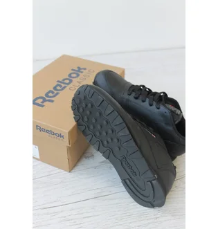 Кроссовки женские Reebok Classic Leather Black 50149