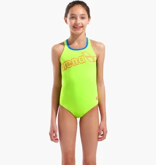 Купальник дитячий Arena Logo Swimsuit Swim Pro Green 010287-880