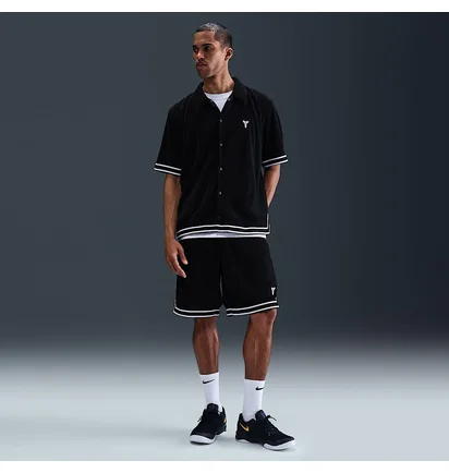 Поло чоловіче Nike Kobe MenS Pleated Short-Sleeve Basketball Top Black IB0020-010