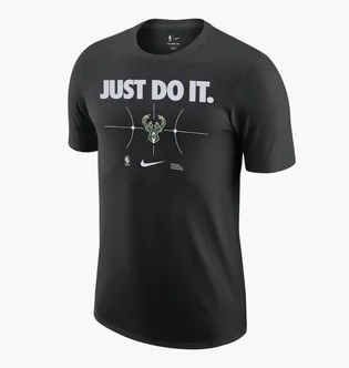Футболка мужская Nike Milwaukee Bucks Essential Black FQ6288-010