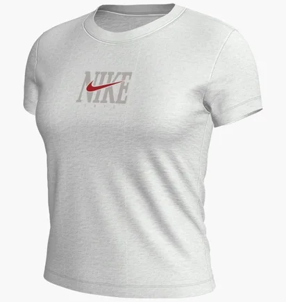 Футболка женская Nike Sportswear Ss Slim Tee Pnx Grx Grey IB2444-051