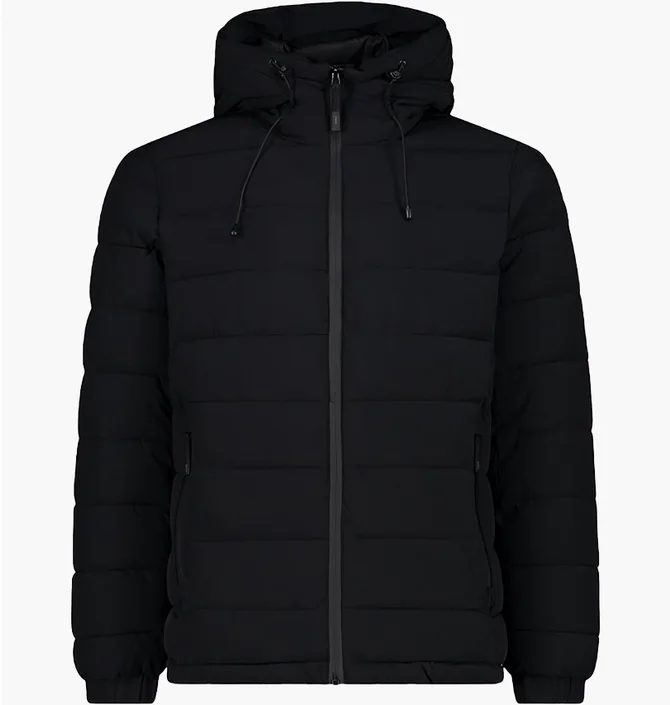 Куртка чоловіча CMP Jacket Fix Hood Stretch Black 34K0167-U901