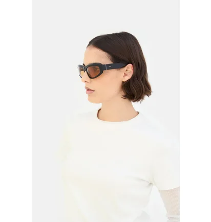 Окуляри унісекс Retrosuperfuture Motore Refined Black/Brown 2JQ