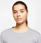 Лонгслив женский Nike Dri Fit Miler Grey AJ8128-056