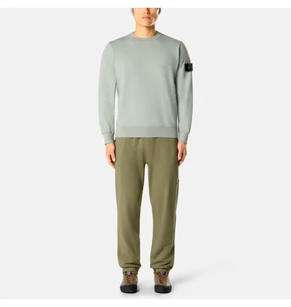 Свитшот мужской STONE ISLAND Crewneck Olive L1S156100060S0051-V0055