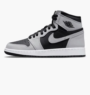 Кросівки дитячі Air Jordan 1 Retro High Og Gs Black/Grey 575441-035