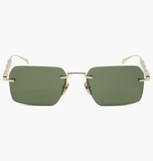 Солнцезащитные очки Gucci Gold/Green GG2154S-003-56