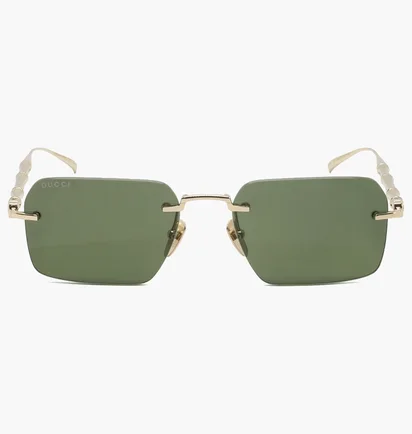 Солнцезащитные очки Gucci Gold/Green GG2154S-003-56