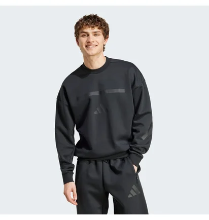 Свитшот мужской Adidas New Z.N.E. Sweatshirt Black JE7536