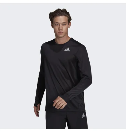 Лонгслів чоловічий Adidas Own The Run Long Sleeve Tee Black H58590