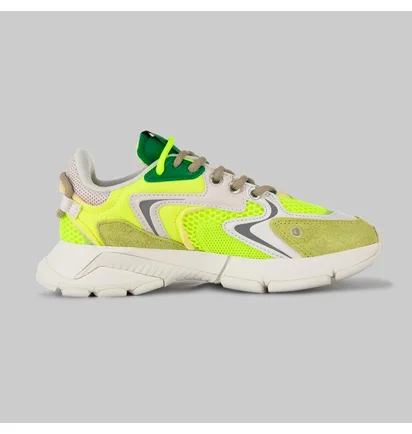 Кроссовки женские Lacoste Neo Yellow/Green 745SFA0001Y21