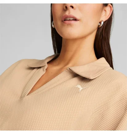 Поло женское Puma Her Polo Tee Beige 67310866