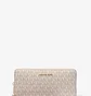 Кошелек женский Michael Kors Jet Set Travel Large Logo Continental Wristlet Beige 35F8GTVT3B-PWD-BLSH-MLT-113125