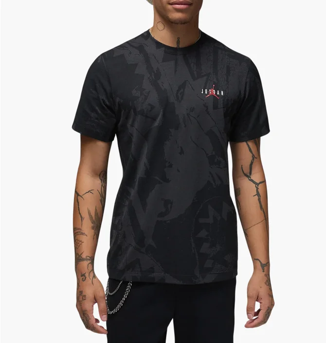 Футболка чоловіча Air Jordan Crewneck Tee Black HV5090-045