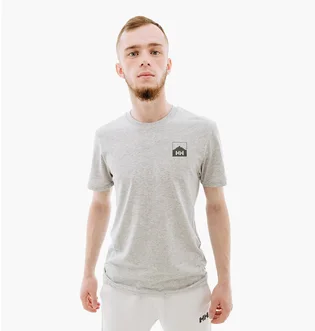 Футболка чоловіча Helly Hansen Nord Graphic Hh T-Shirt Grey 62979-949
