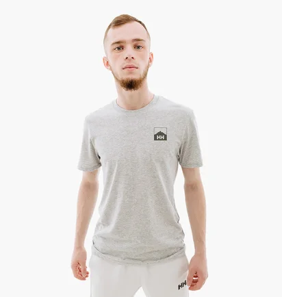 Футболка мужская Helly Hansen Nord Graphic Hh T-Shirt Grey 62979-949