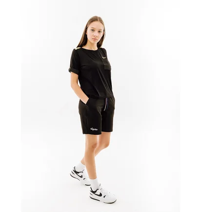 Футболка женская AUSTRALIAN Gold Tape Jersey V Tee Black LSDTS0028-003