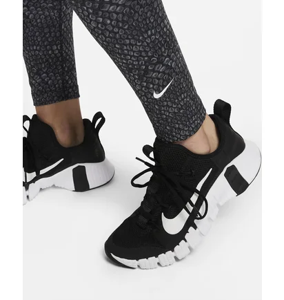 Леггинсы женские Nike One Df Hr 7/8 Tght Aop Grey DX0162-010