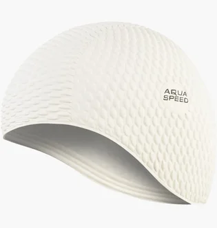 Шапочка для плавания Aqua Speed Bombastic White 104-05