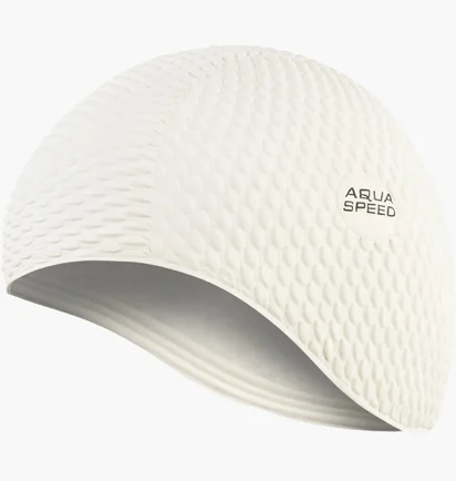 Шапочка для плавання Aqua Speed Bombastic White 104-05