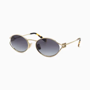 Сонцезахисні окуляри жіночі MIU MIU Grey/Gold 52YS-ZVN5D1-54