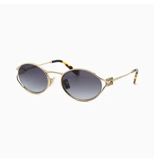 Солнцезащитные очки женские MIU MIU Grey/Gold 52YS-ZVN5D1-54