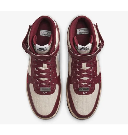 Кросівки чоловічі Nike Air Force 1 Mid Red/Beige Do7045-600