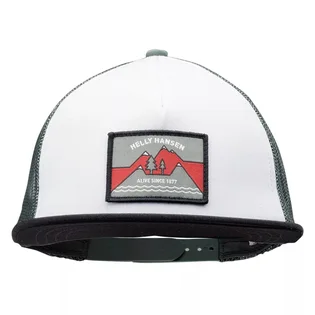 Кепка унисекс Helly Hansen Flatbrim Trucker Cap White/Black 67155-003