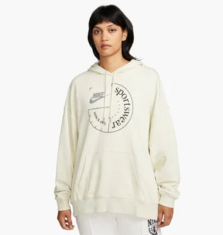 Худи женское Nike Sportswear Oversized French Terry Pullover Hoodie Beige FN7695-020