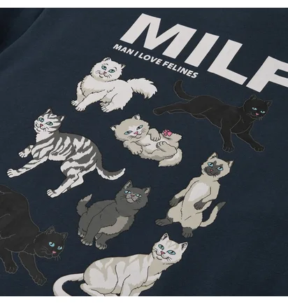 Худі чоловіче RipNDip Man I Love Felines Blue RNDSUM24130