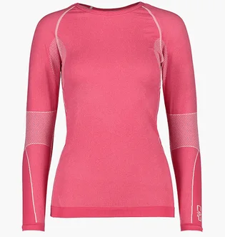 Лонгслів жіночий CMP Seamless Sweat Pink 3Y96804-B890