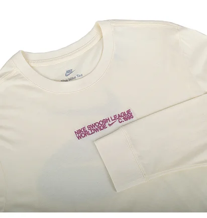 Свитшот мужской Nike M Nsw Ess+ Core 3 Ls Tee White Dm6365-113