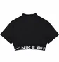 Футболка жіноча Nike Nsw Air Short Sleeve Crop Top Black FB8246-010