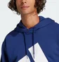 Худи мужское Adidas Essentials Big Logo French Terry Blue JE8890