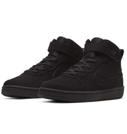 Кросівки дитячі Nike Court Borough Mid 2 Little KidS Shoes Black CW5868-001
