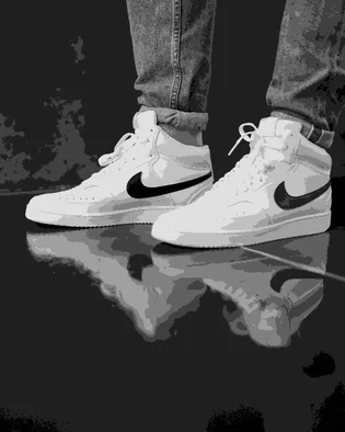 Кросівки чоловічі Nike Court Vision Mid White CD5466-101