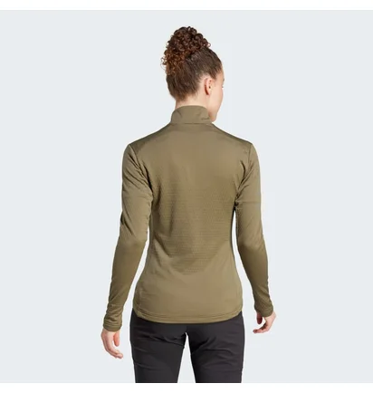 Олимпийка женская Adidas Terrex Multi Light Fleece Full-Zip Jacket Olive IQ3746